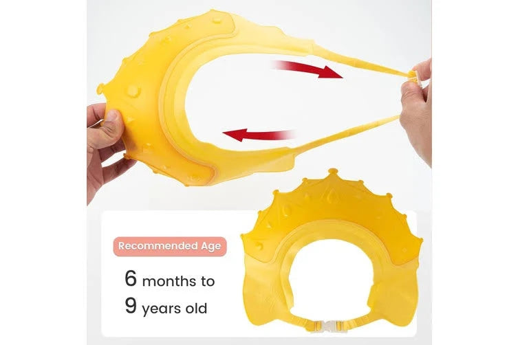 Kids Adjustable Toddler Hair Washing Shield Bathing Cap
