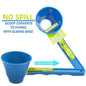 No Spill Sliding Measuring Scoop Funnel