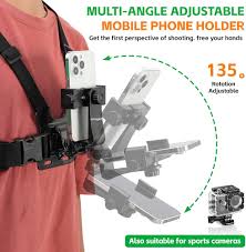 Chest Mobile Holder - Compatible for Mobiles and other Action Cameras